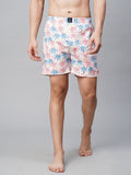 Men's Multicolor, 100% Cotton, Printed, Regular Fit, Inner Elastic, Mid-Rise, Boxers- Pack of 3