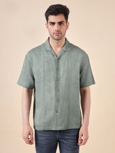 Men Relaxed Fit Cotton Jacquard Textured Resort Shirt