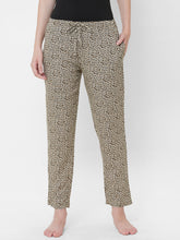 Women's Animal Print, Multicolor, Viscose, Regular Fit, Elasticated, Waistband, Pyjama With Side Pockets