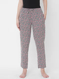 Women's Printed, Multicolor, Viscose, Regular Fit, Elasticated, Waistband, Pyjama With Side Pockets