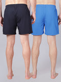Men’s 100% Cotton Solid Boxers Shorts With Side Pockets (Pack of 2)