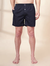 Men’s 100% Cotton Solid Boxers Shorts With Side Pockets (Pack of 2)