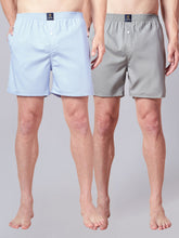 Men’s 100% Cotton Solid Boxers Shorts With Side Pockets (Pack of 2)