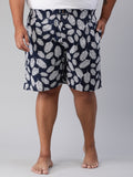 Men's Multicolor, 100% Cotton, Printeded, Regular Fit, Inner Elastic, Mid-Rise, Plus Size Boxers