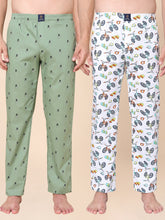 Men's Lounge Pants - 2-Pack, 100% Cotton, Side Pockets