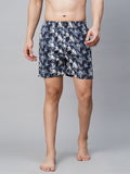 Men's Multicolor, 100% Cotton, Printed, Regular Fit, Inner Elastic, Mid-Rise, Boxers- Pack of 3