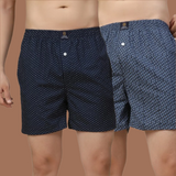 Men's Multicolor, 100% Cotton, printed, Regular Fit, Inner Elastic, Mid-Rise, Boxers- Pack of 2