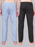 Men's Lounge Pants - 2-Pack, 100% Cotton, Side Pockets