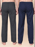 Men's Lounge Pants - 2-Pack, 100% Cotton, Side Pockets