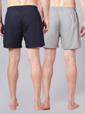 Men’s 100% Cotton Solid Boxers Shorts With Side Pockets (Pack of 2)