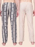 Men's Lounge Pants - 2-Pack, 100% Cotton, Side Pockets