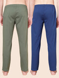 Men's Lounge Pants - 2-Pack, 100% Cotton, Side Pockets