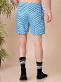 Men's Multicolor, 100% Cotton, printed, Regular Fit, Inner Elastic, Mid-Rise, Boxers- Pack of 3