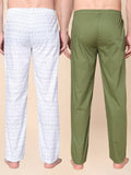 Men's Lounge Pants - 2-Pack, 100% Cotton, Side Pockets