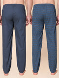 Men's Lounge Pants - 2-Pack, 100% Cotton, Side Pockets