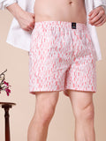 Men's Multicolor, 100% Cotton, printed, Regular Fit, Inner Elastic, Mid-Rise, Boxers- Pack of 3