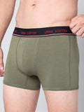 Men's Solid Cotton Stretch Trunks (Pack of 5)
