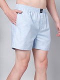 Men’s 100% Cotton Printed Boxers Shorts With Side Pockets (Pack of 2)