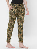 Women's Printed, Multicolor, Viscose, Regular Fit, Elasticated, Waistband, Pyjama With Side Pockets