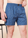 Men’s 100% Cotton Printed Boxers Shorts With Side Pockets (Pack of 2)