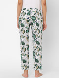 Women's Printed, Multicolor, Cotton, Regular Fit, Elasticated, Waistband, Pyjama With Side Pockets
