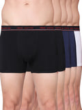 Men's Solid Cotton Stretch Trunks (Pack of 5)