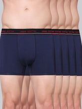 Men's Solid Cotton Stretch Trunks (Pack of 5)
