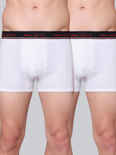 Men's Solid Cotton Stretch Trunks (Pack of 2)