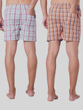 Urban Scottish Men Boxers 100% Cotton Pack Of 2