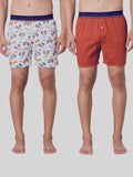 Urban Scottish Men Boxers 100% Cotton Pack Of 2