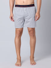 Men's Multicolor, 100% Cotton, Print, Regular Fit, Outer Elastic, Mid-Rise, Boxers