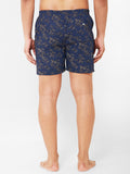 Men's Multicolor, 100% Cotton, Printed, Regular Fit, Inner Elastic, Mid Rise, Boxers - Pack of 2