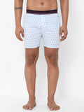 Men's Multicolor, 100% Cotton, Printed, Regular Fit, Outer Elastic, Mid-Rise, Boxers - Pack of 3