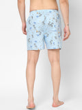 Men's Multicolor, 100% Cotton, Printed, Regular Fit, Inner Elastic, Mid-Rise, Boxers -  Pack Of 2