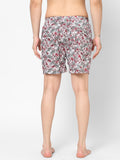 Men's Multicolor, 100% Cotton, Printed, Regular Fit, Inner Elastic, Mid-Rise, Boxers - Pack Of 2