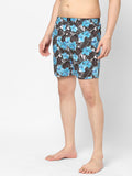 Men's Multicolor, 100% Cotton, Printed, Regular Fit, Inner Elastic, Mid-Rise, Boxers -  Pack Of 2