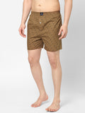 Men's Multicolor, 100% Cotton, Printed, Regular Fit, Inner Elastic, Mid-Rise, Boxers -  Pack Of 2