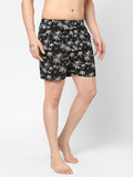 Men's Multicolor, 100% Cotton, Printed, Regular Fit, Inner Elastic, Mid-Rise, Boxers -  Pack Of 2