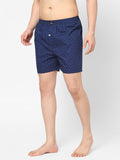 Men's Multicolor, 100% Cotton, Printed, Regular Fit, Inner Elastic, Mid-Rise, Boxers -  Pack Of 2