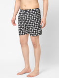 Men's Multicolor, 100% Cotton, Printed, Regular Fit, Inner Elastic, Mid-Rise, Boxers - Pack Of 2