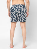 Men's Multicolor, 100% Cotton, Printed, Regular Fit, Inner Elastic, Mid-Rise, Boxers - Pack Of 2