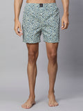 Men's Multicolor, 100% Cotton, Printed, Regular Fit, Inner Elastic, Mid-Rise, Boxers- Pack of 3