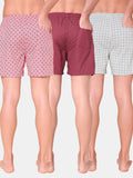 URBAN SCOTTISH Men's Cotton Printed Boxer (Pack of 3)