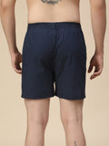 Men's Multicolor, 100% Cotton, printed, Regular Fit, Inner Elastic, Mid-Rise, Boxers- Pack of 2