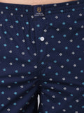 Men's Multicolor, 100% Cotton, Printed, Regular Fit, Inner Elastic, Mid-Rise, Boxers- Pack of 5