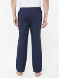 Men's Polka Print, Navy, 100% Cotton, Regular Fit, Elasticated, Waistband, Pyjama  With Side Pockets