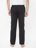 Men's Printeded, Black, 100% Cotton, Regular Fit, Elasticated, Waistband, Pyjama With Side Pockets