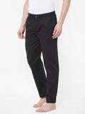 Men's Printeded, Black, 100% Cotton, Regular Fit, Elasticated, Waistband, Pyjama With Side Pockets