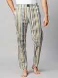 Men's Printed, Multicolor, Cotton, Regular Fit, Elasticated, Waistband, Pyjama With Side Pockets