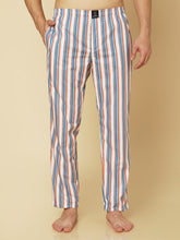 Urban Scottish Men Striped Lightweight Digital Print Pyjama